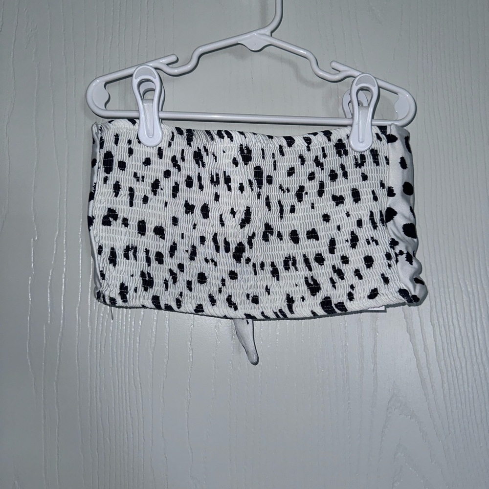 Top Shop bandeau top. Tie back. Size 2.